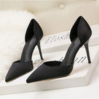Korean Silk Pump – High Heel Office
