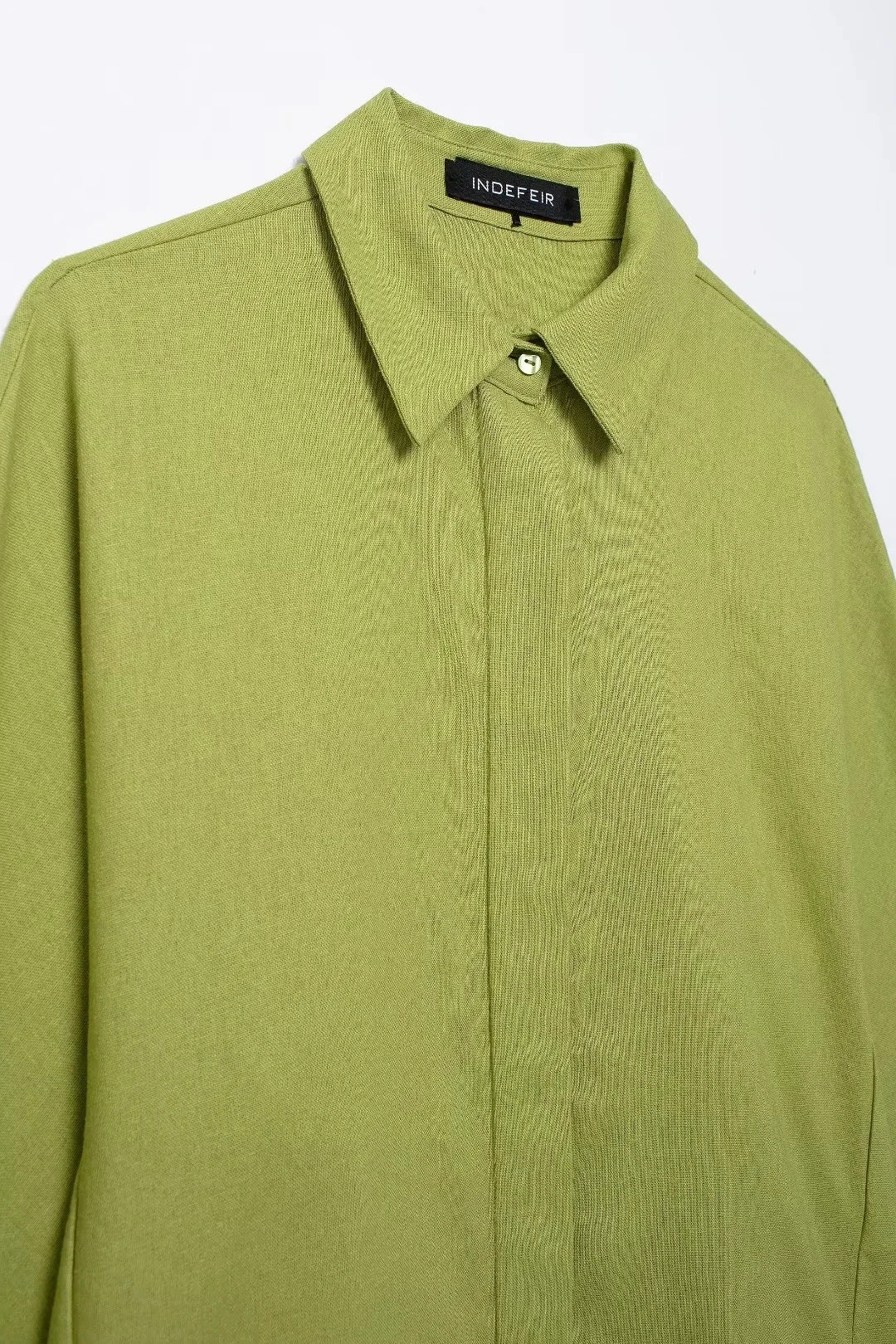 Conjunto Casual de Camisa y Pantalón de Pierna Ancha — Traje Suelto de Oficina