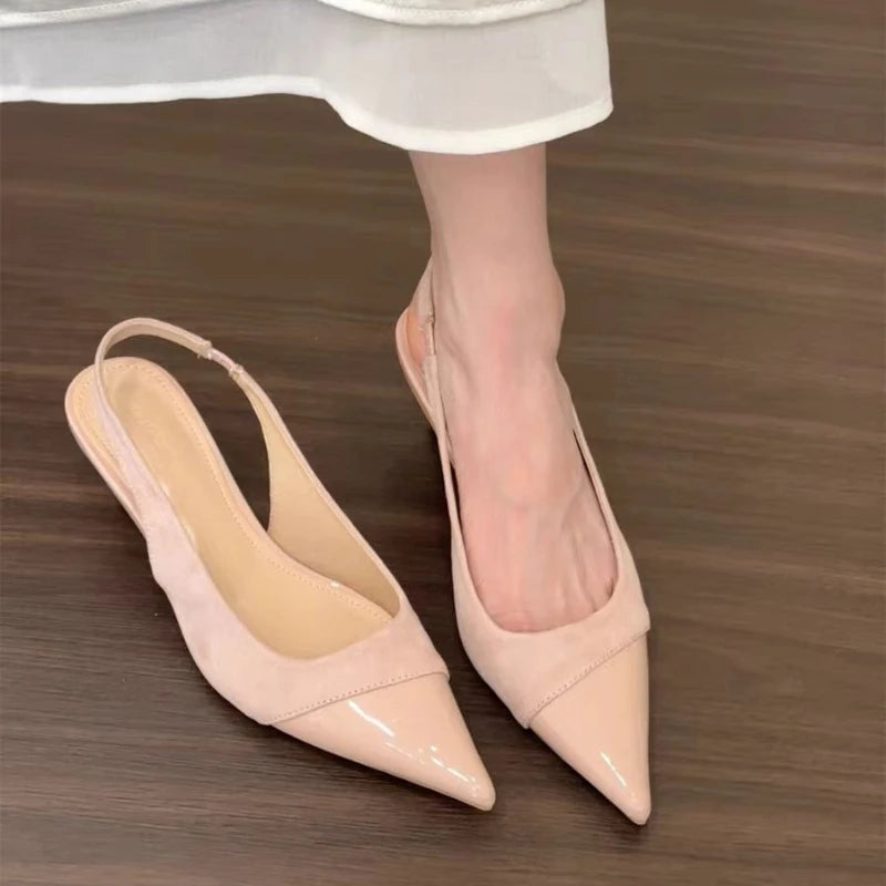 Sandalia de Puntera Fina – Efecto Piel Elegante Primavera