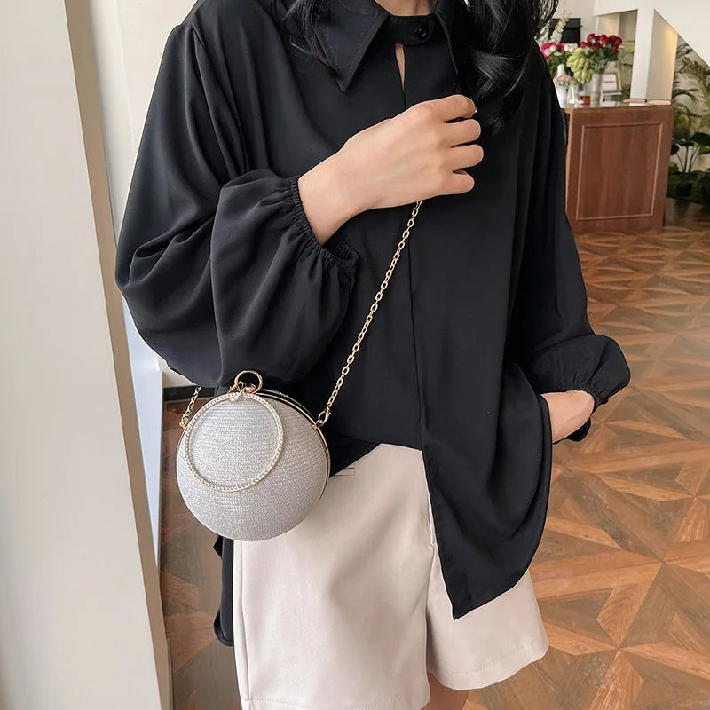 Sparkly Ball Mini Bag – Versatile Dinner Clutch