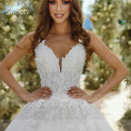 Vestido de Novia Vintage en Organza con Bordado — Personalizable