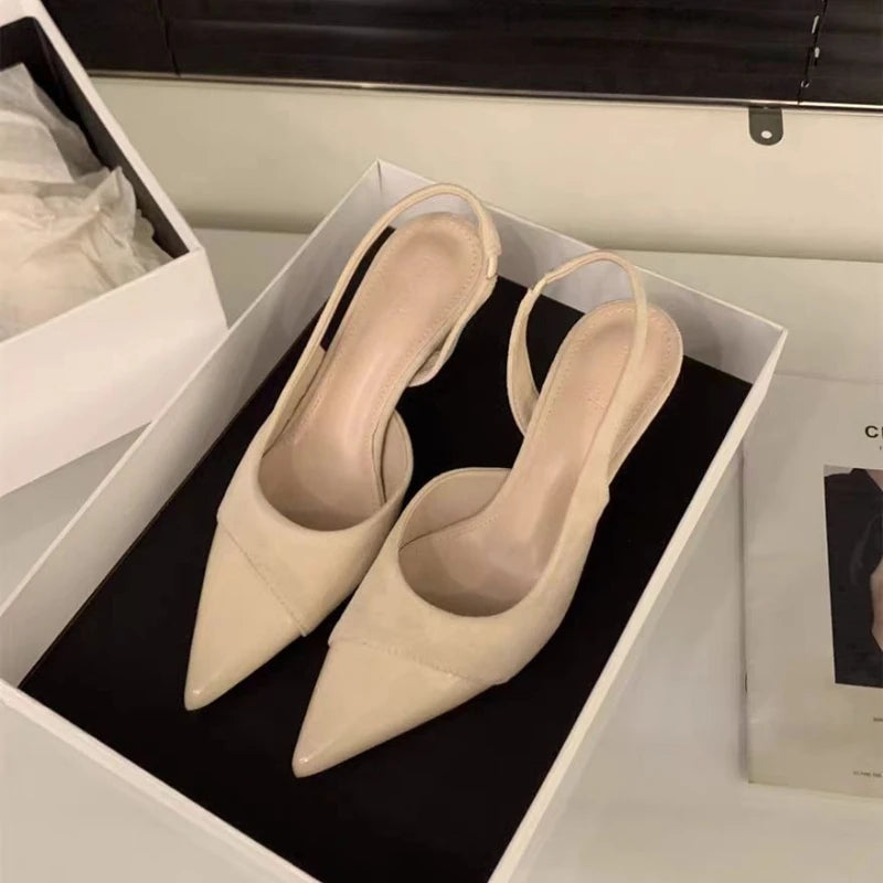 Sandalia de Puntera Fina – Efecto Piel Elegante Primavera