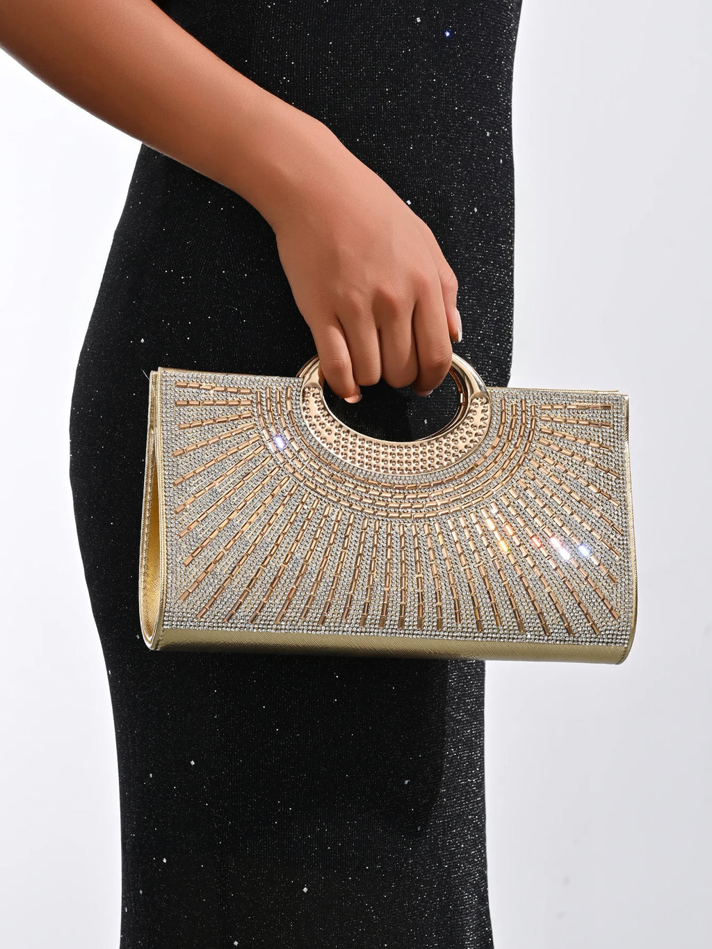 Clutch Retro with Large Ring – Bridal Dinner Bag