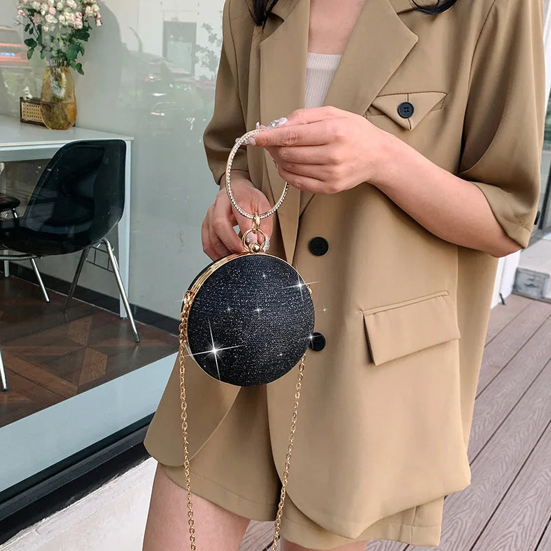 Sparkly Ball Mini Bag – Versatile Dinner Clutch
