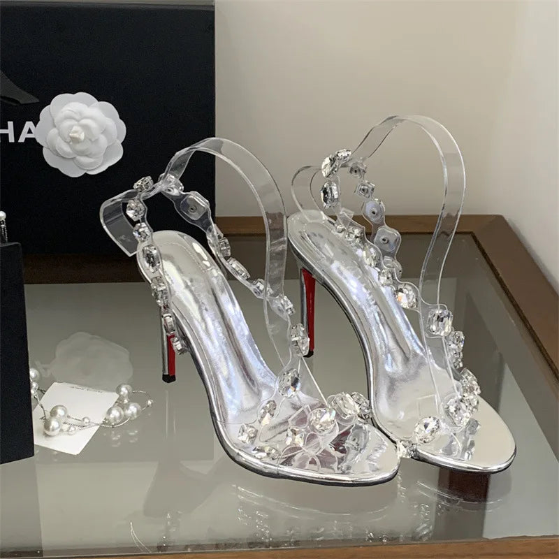 Luxury Diamond Sandal – High Heel