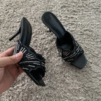 Mule de Perlas con Tacón Stiletto – Boda y Gala