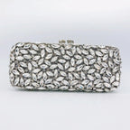 Clutch Metálico con Cristales – Bolso de Gala Multicolor