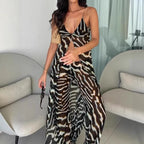 Conjunto Playero Top Camisola y Pantalón de Gasa