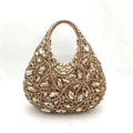 Clutch Rojo con Diamantes – Bolso de Fiesta Brillante