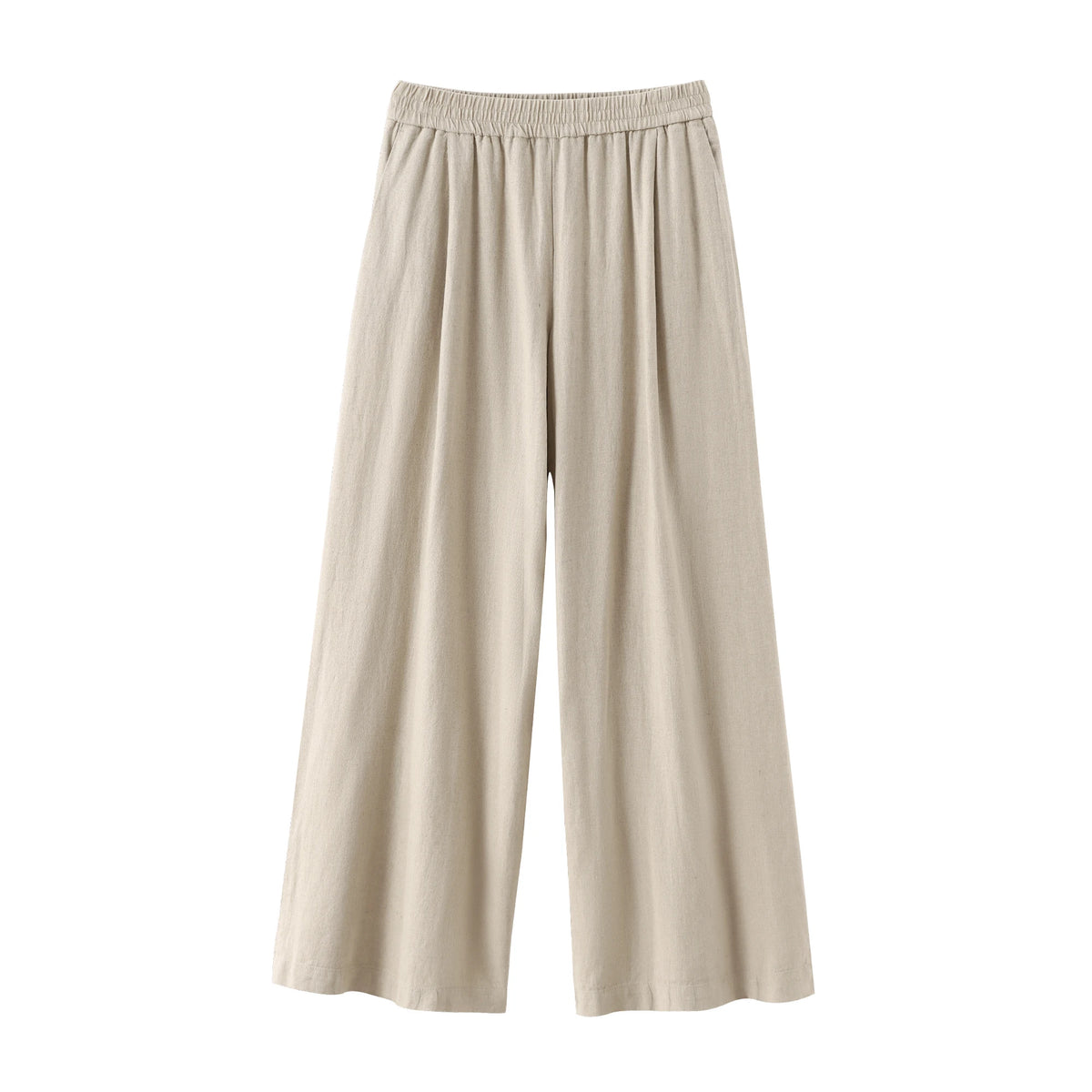 Conjunto Casual de Camisa y Pantalón de Pierna Ancha — Traje Suelto de Oficina